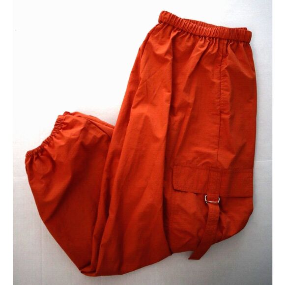 Urban Outfitters OB155556 Women's Sz S Burnt Orange Parachute Jogger Cargo Pants - Picture 10 of 10